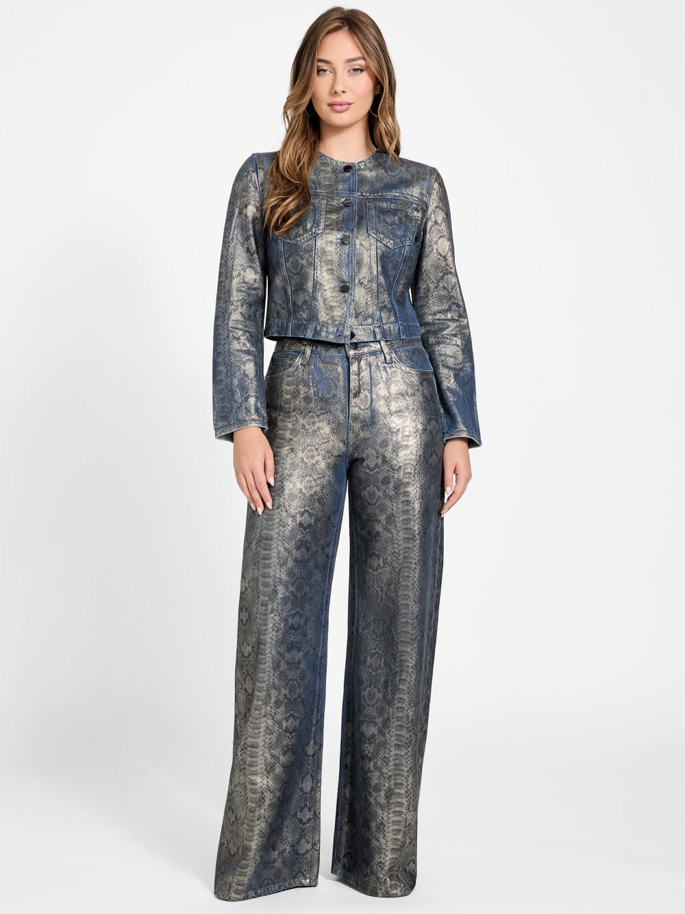Tersa Snakeskin Jacket - Guess