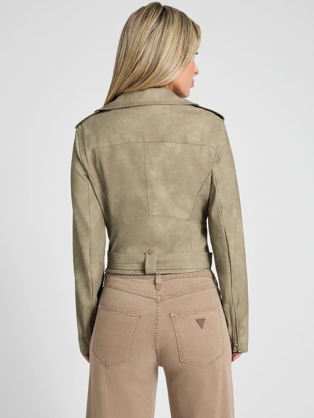 Concetta Washed Biker Jacket - Guess