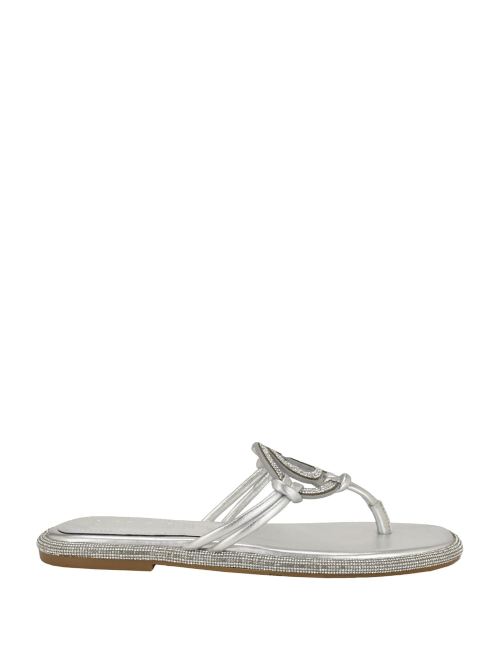 Saima Rhinestone Signature Sandals - Guess