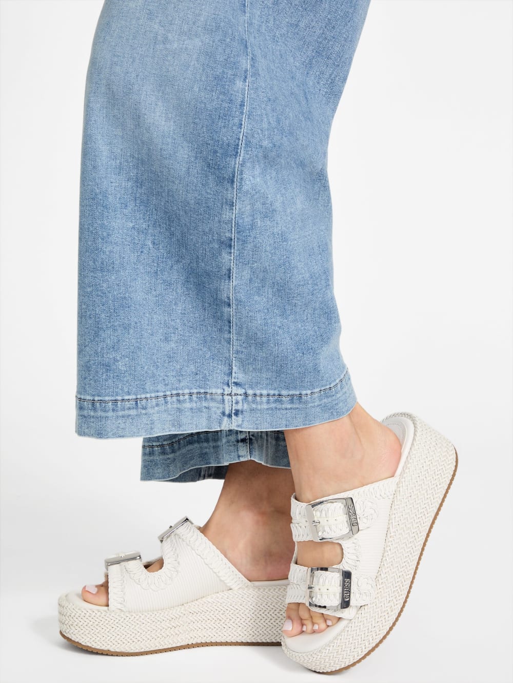 Binks Woven Platform Sandals - Guess