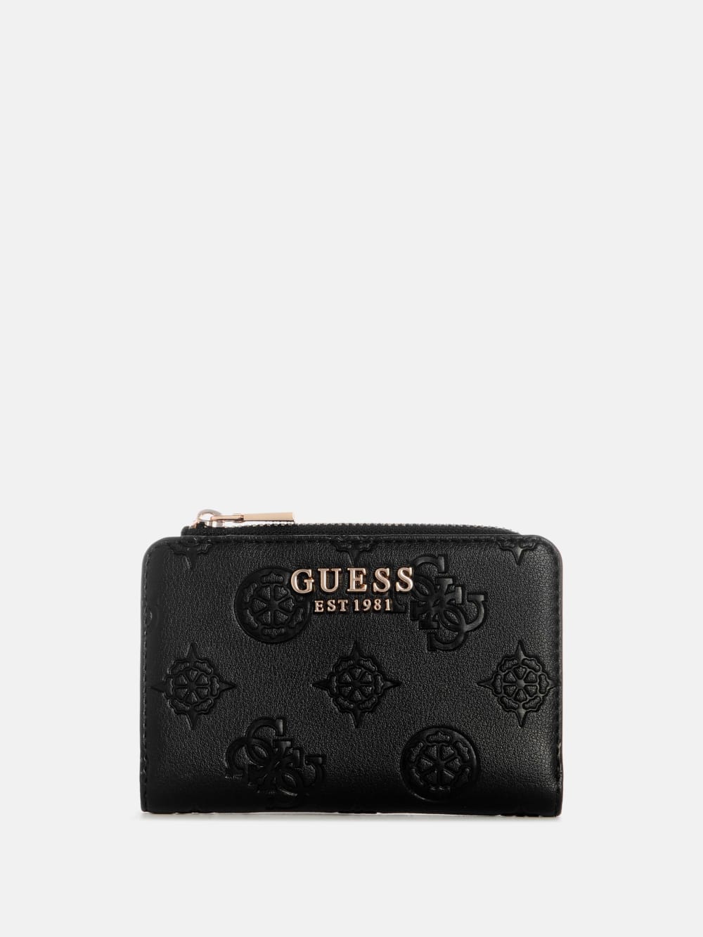 Laurel II Debossed Peony Card Case - Guess