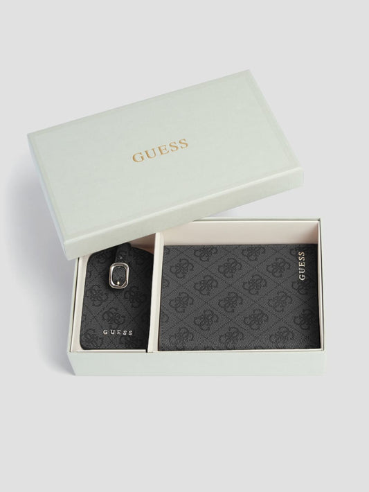 Passport Case and Luggage Tag Gift Set - Guess
