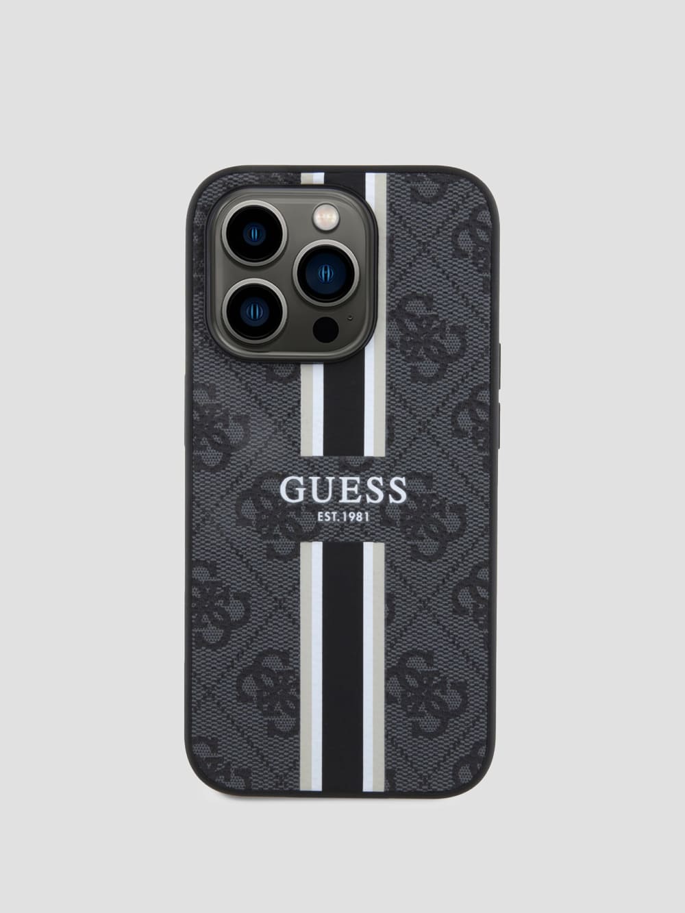 Quattro G Striped iPhone 15 Pro Case - Guess