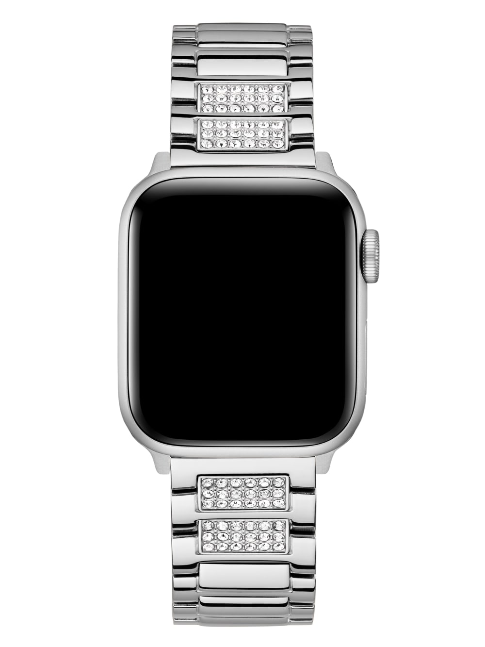 Silver-Tone Rhinestone 38-40 mm Band for Apple Watch® - Guess