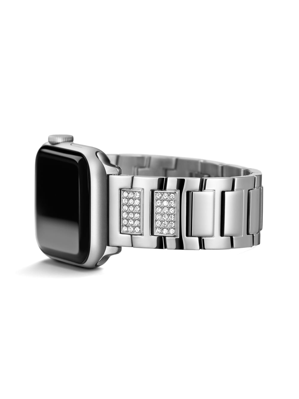 Silver-Tone Rhinestone 38-40 mm Band for Apple Watch® - Guess