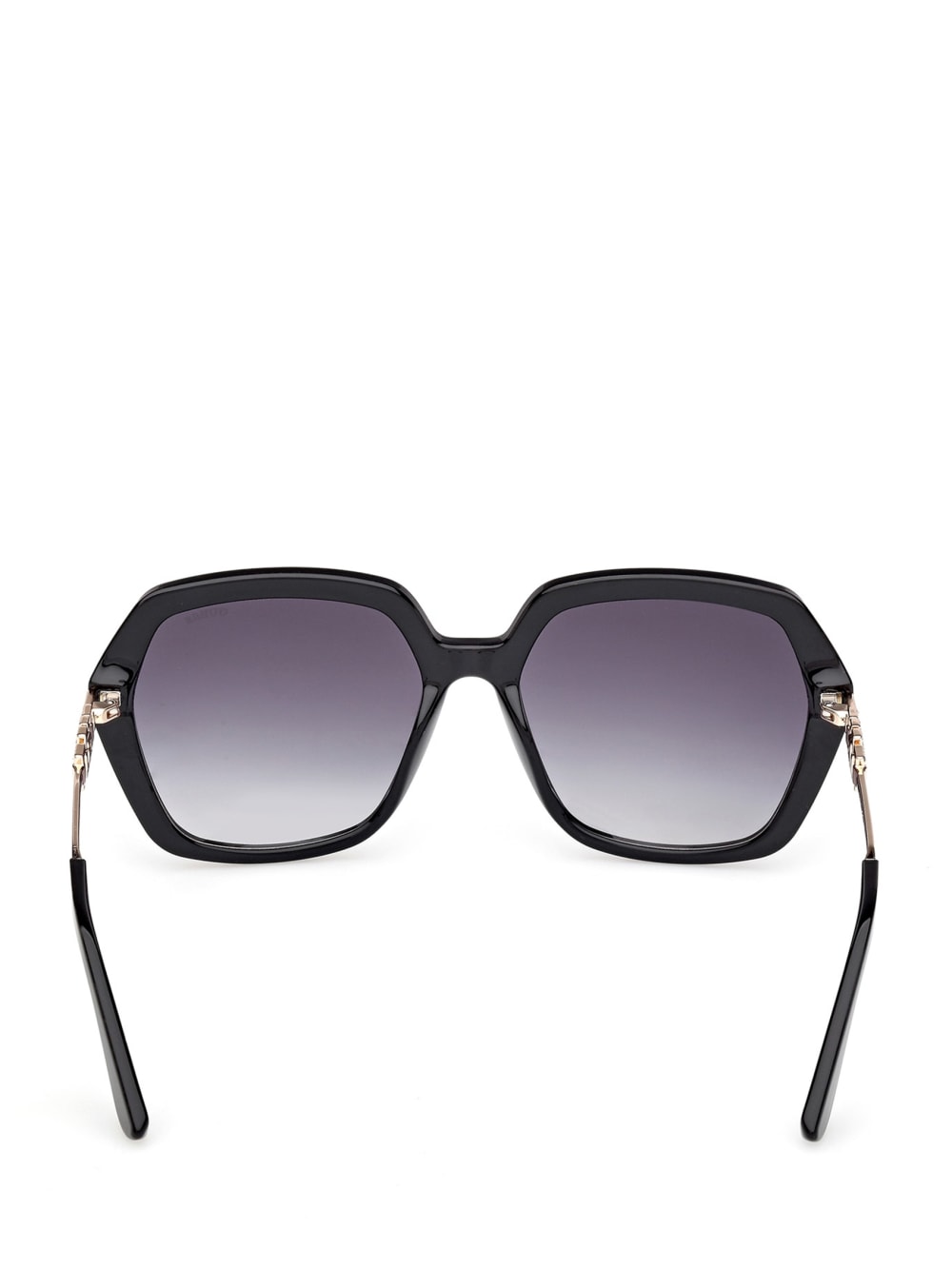 Square-Geometric Plastic Sunglasses - Guess
