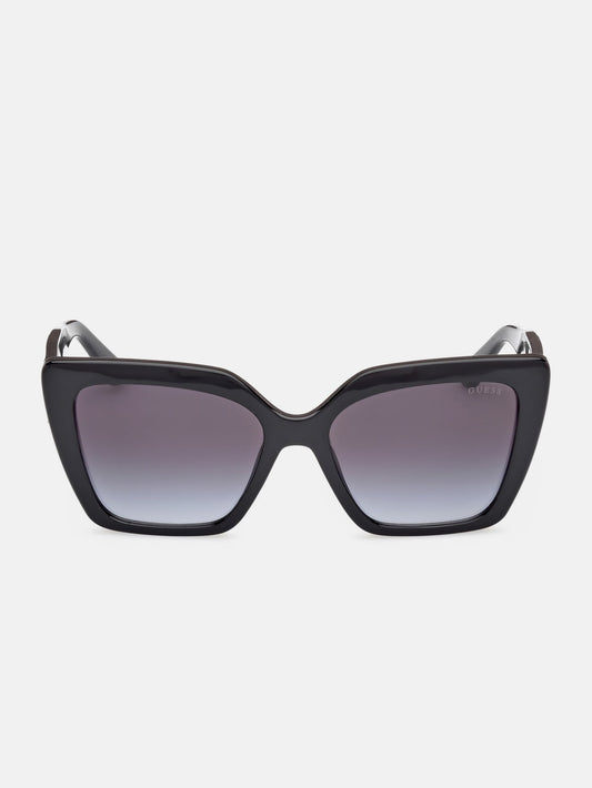 Square Plastic Sunglasses - Guess