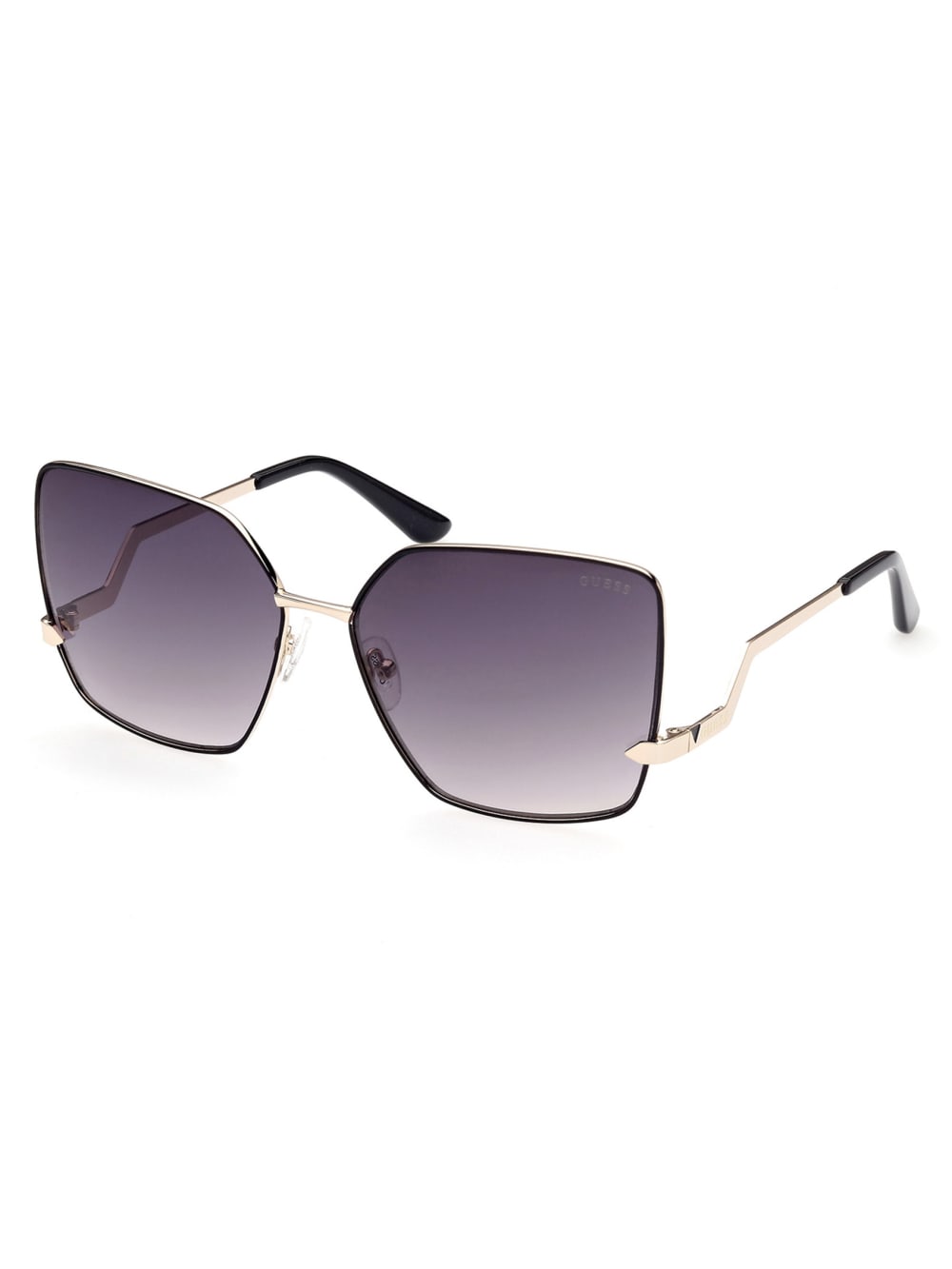 Oversized Square Zigzag Sunglasses - Guess
