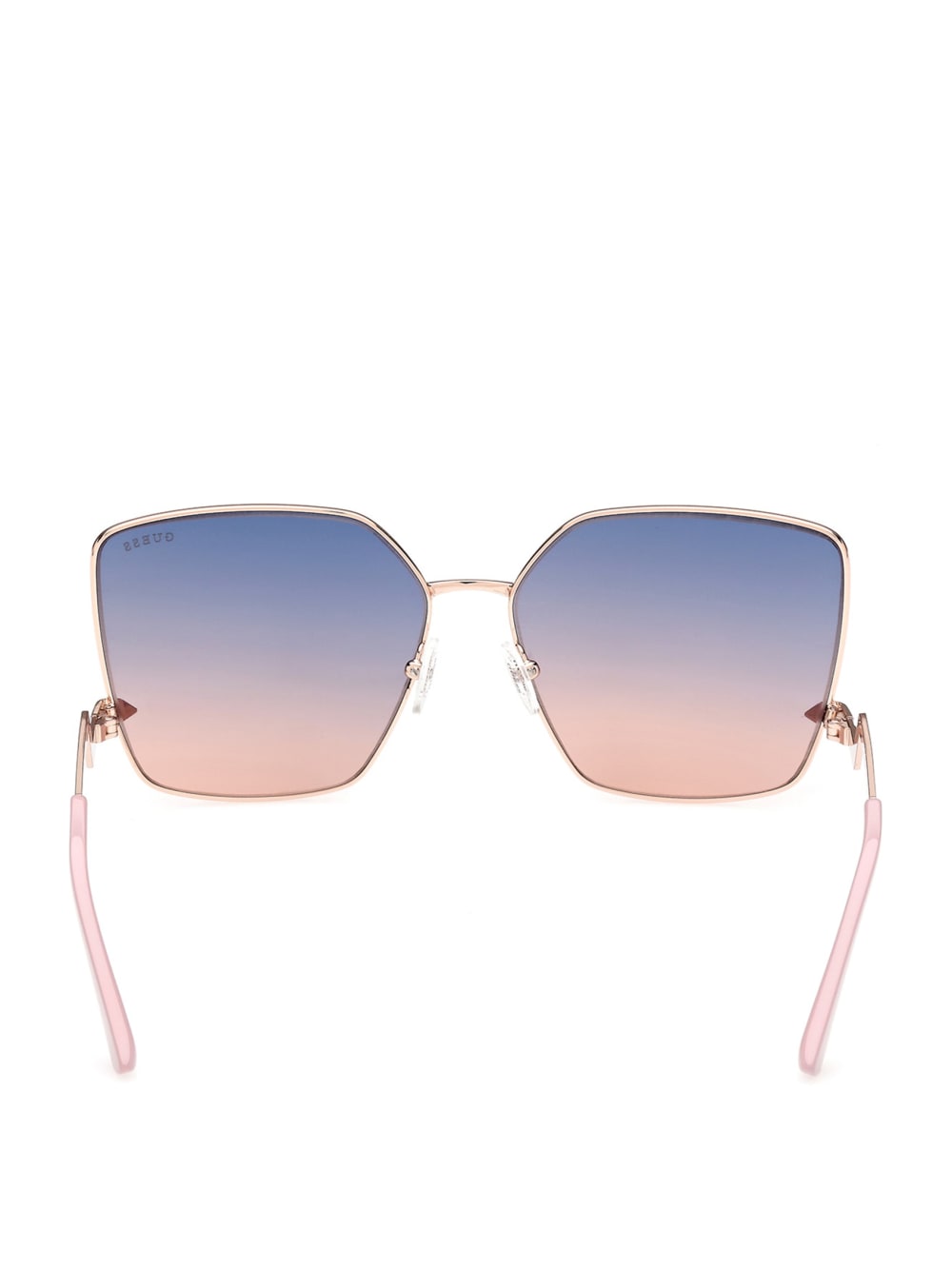 Oversized Square Zigzag Sunglasses - Guess
