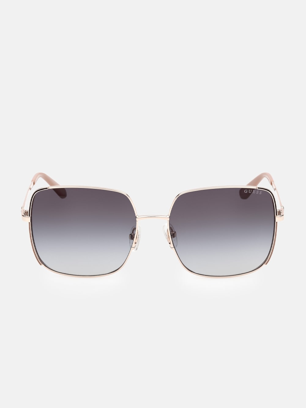 Oversized Square Metal Sunglasses - Guess