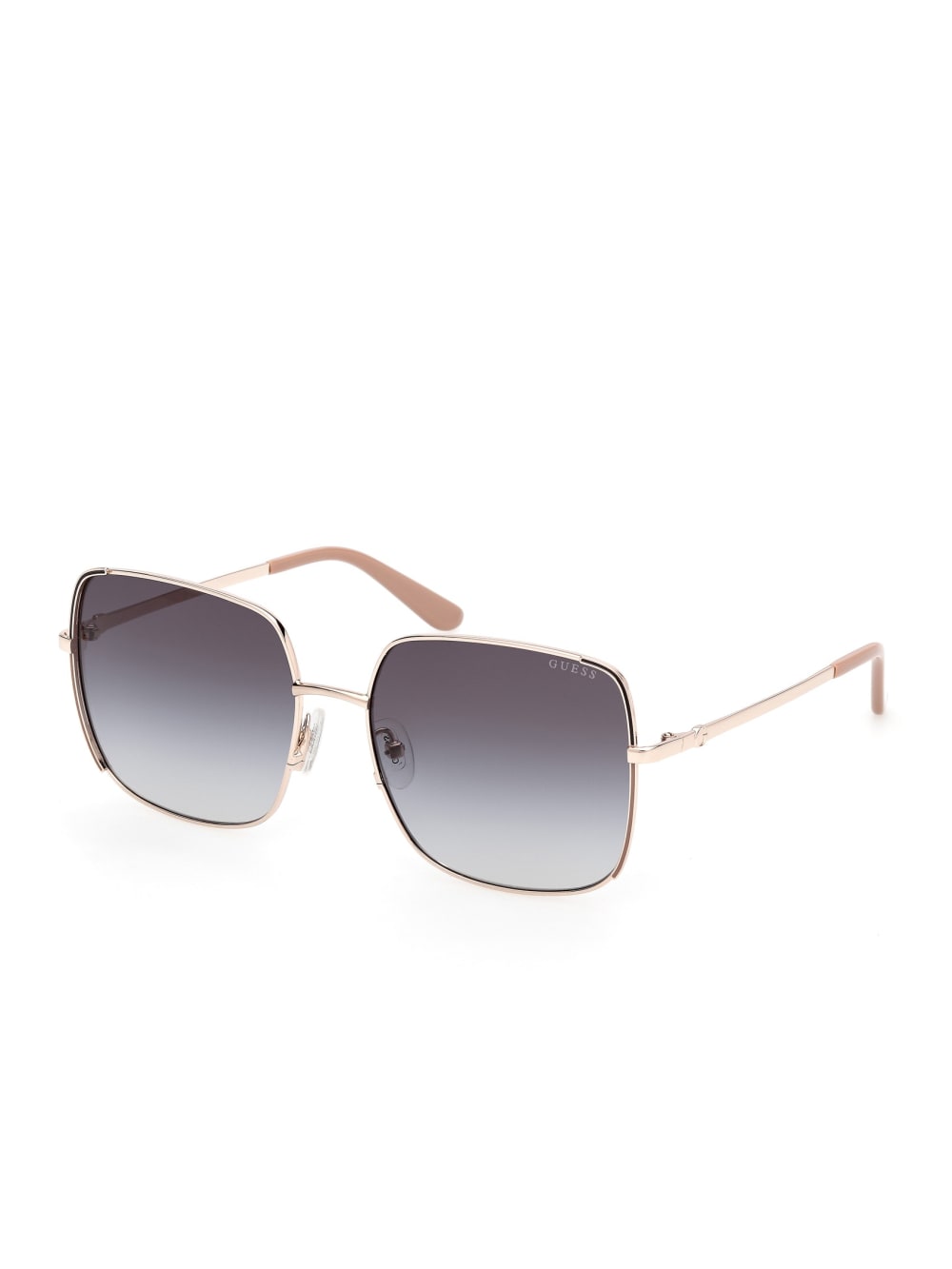 Oversized Square Metal Sunglasses - Guess