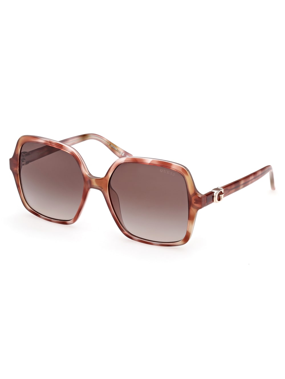 Oversized Plastic Square Sunglasses - Guess