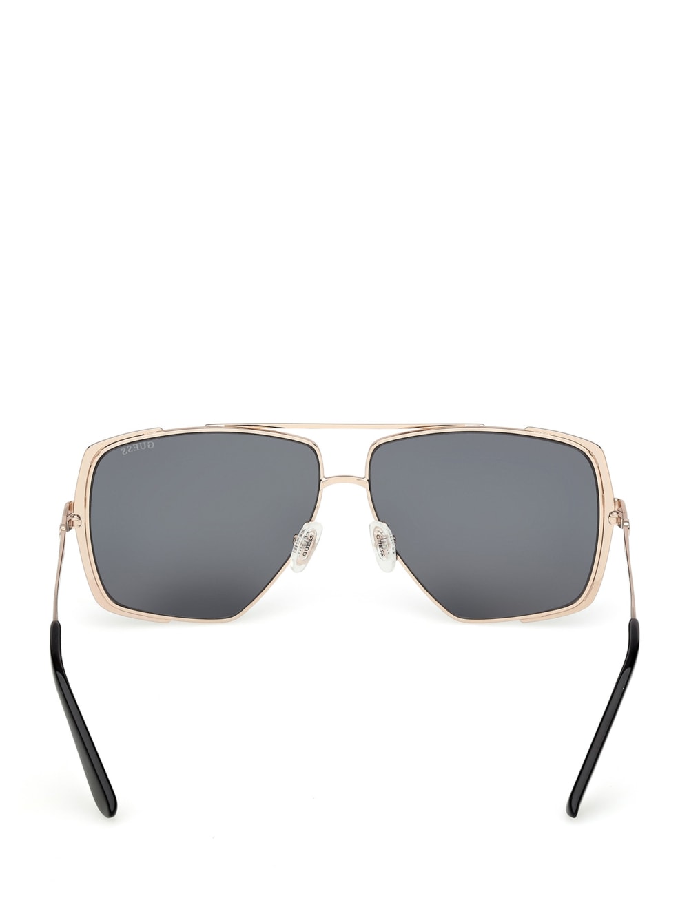 Oversized Metal Navigator Sunglasses - Guess