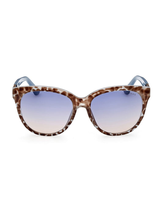 Tortoise Round Sunglasses - Guess
