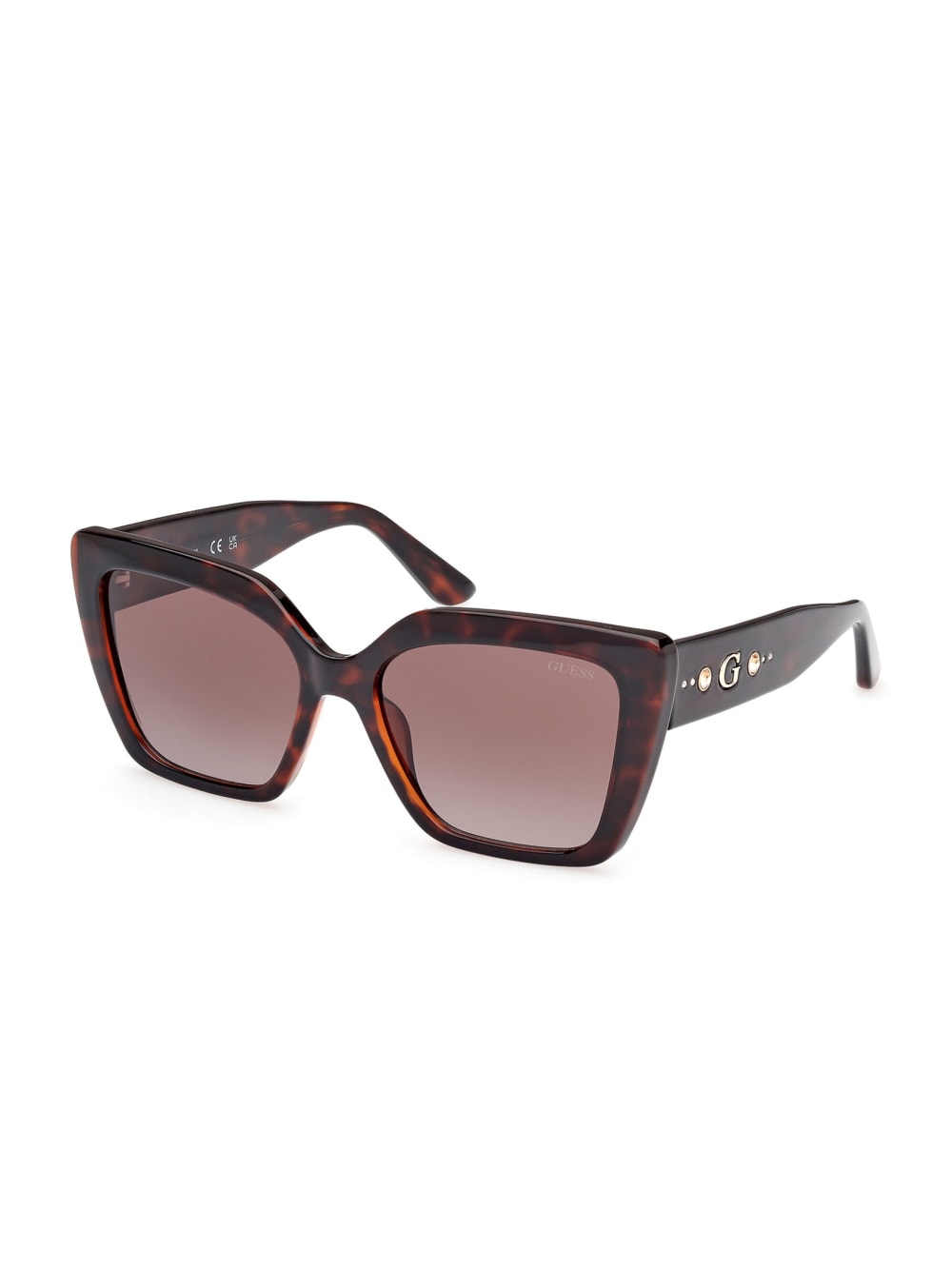 Square Plastic Sunglasses - Guess