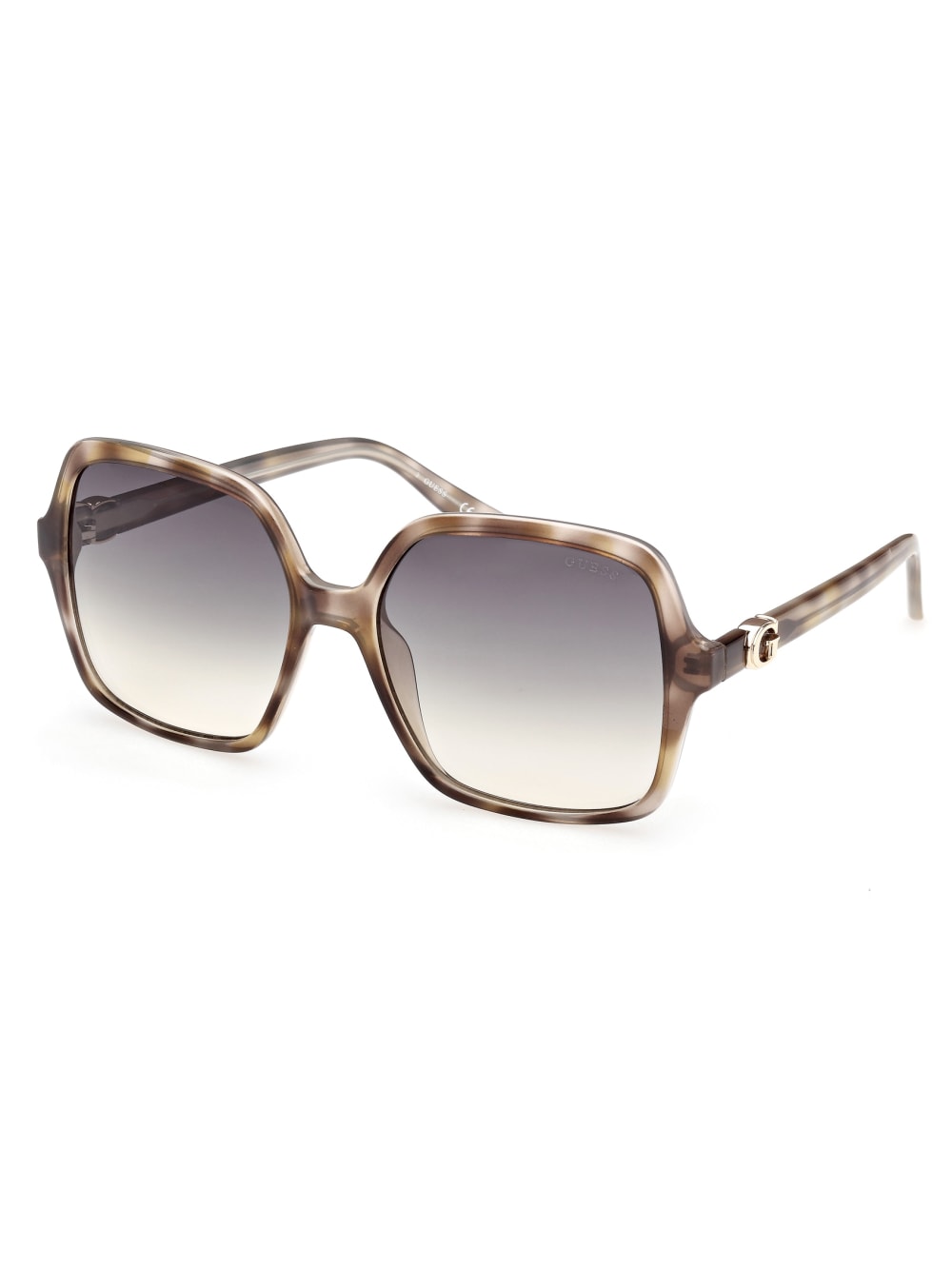 Oversized Plastic Square Sunglasses - Guess