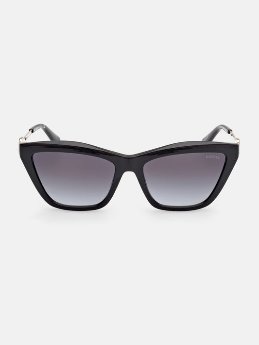 Cat-Eye Signature Plastic Sunglasses - Guess