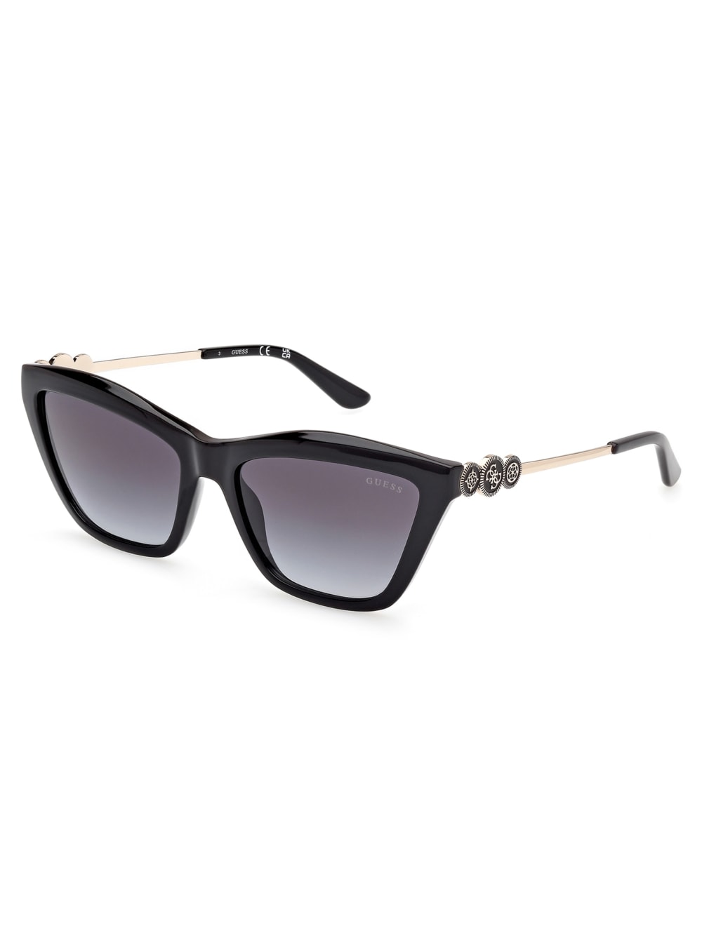 Cat-Eye Signature Plastic Sunglasses - Guess