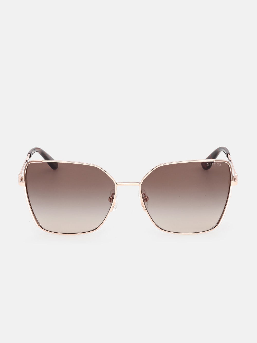 Geometric Butterfly Metal Sunglasses - Guess