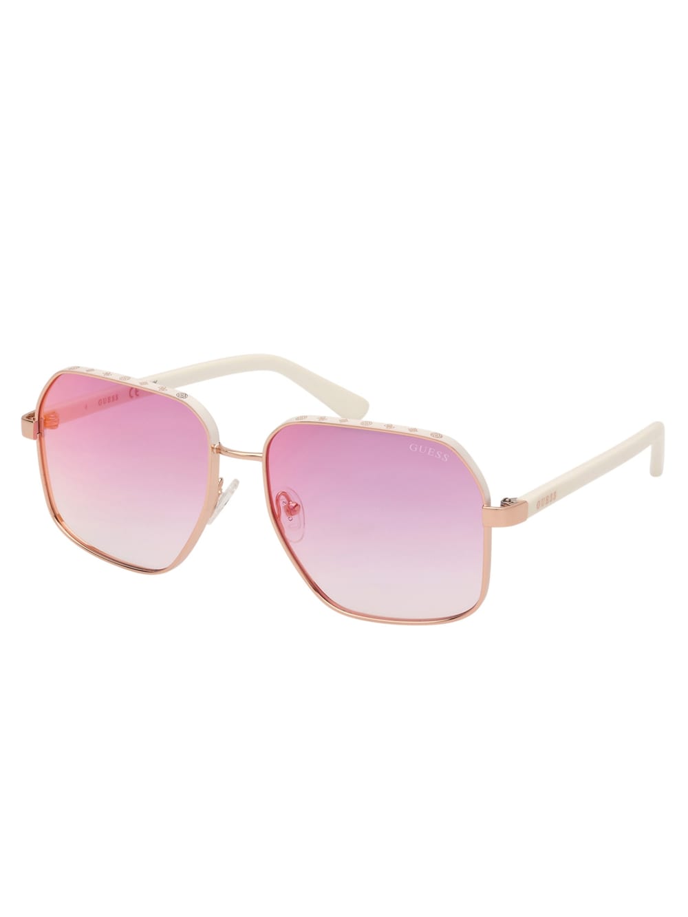 Katelyn Metal Rim Signature Sunglasses - Guess
