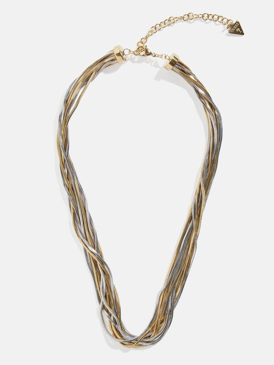Multi-Tone Twisted Necklace - Guess