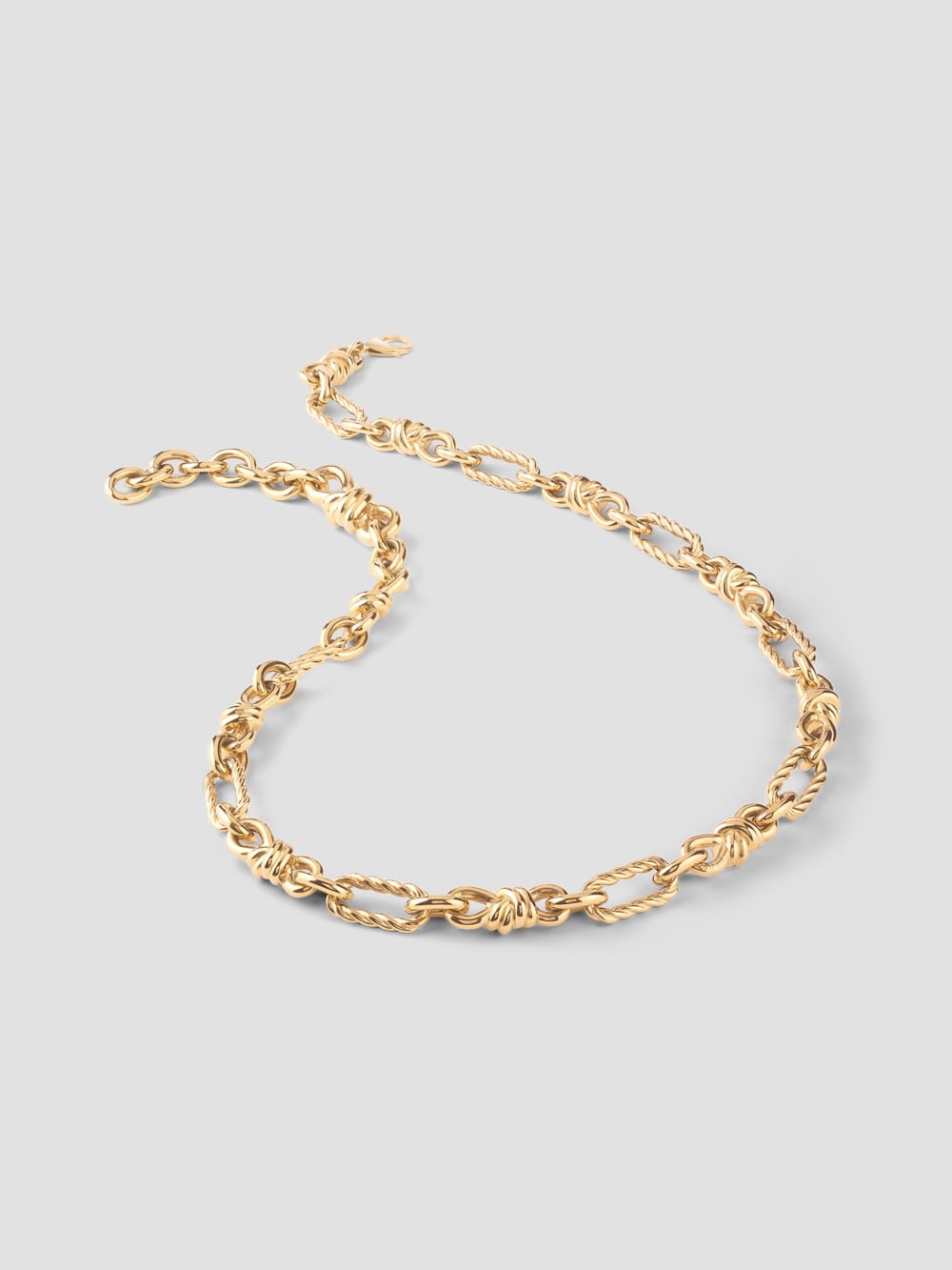 Gold-Tone Knotted Necklace - Guess