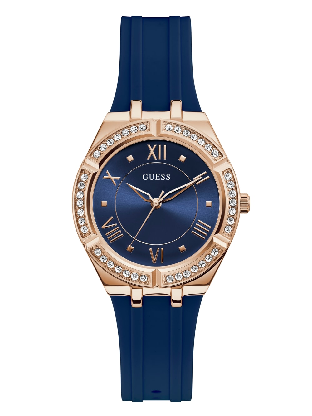 Blue Silicone Analog Watch - Guess