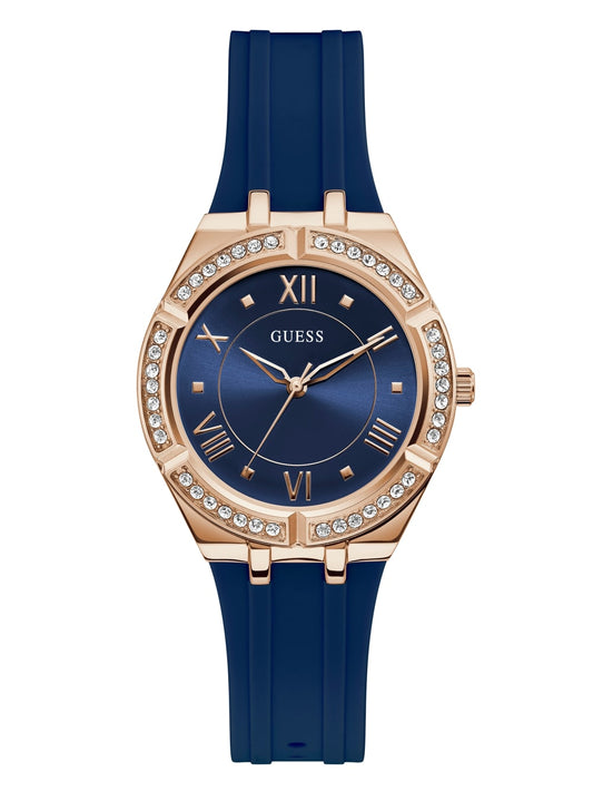 Blue Silicone Analog Watch - Guess