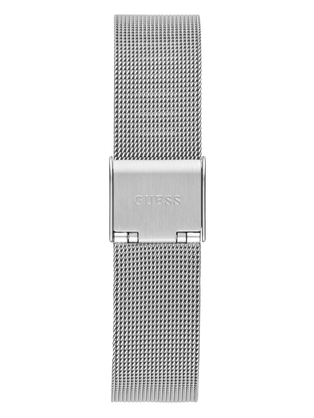 Silver-Tone Mesh Analog Watch - Guess