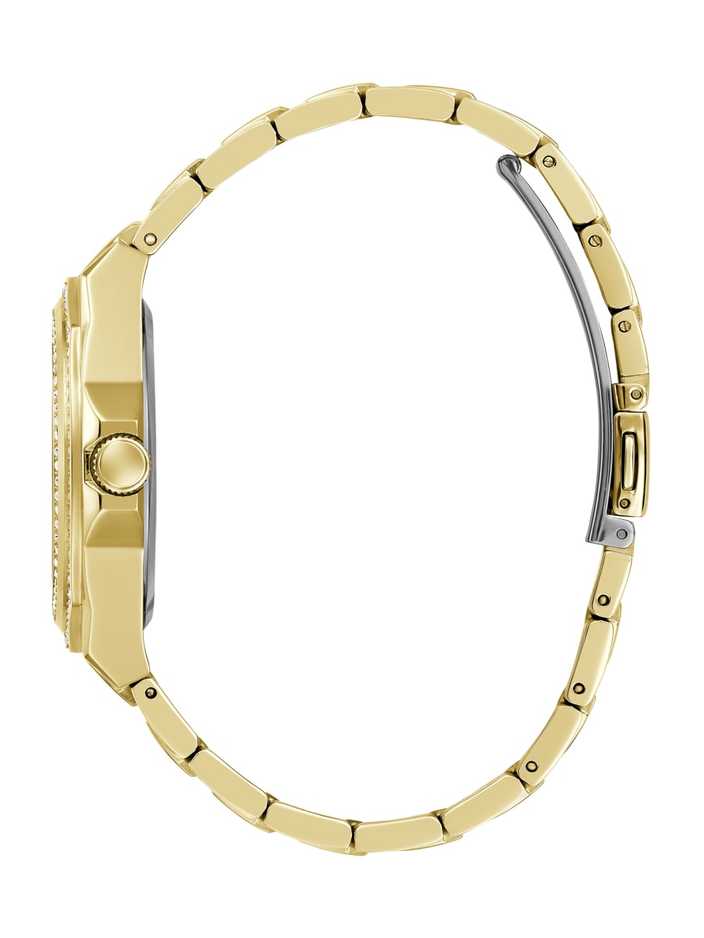 Gold-Tone and Crystal Multifunction Watch - Guess