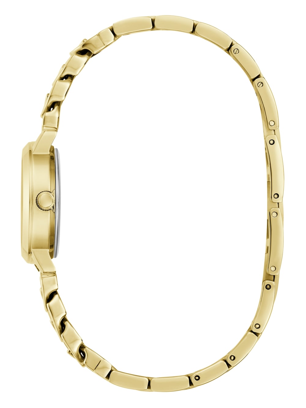 Gold-Tone Mixed Chain Analog Watch - Guess