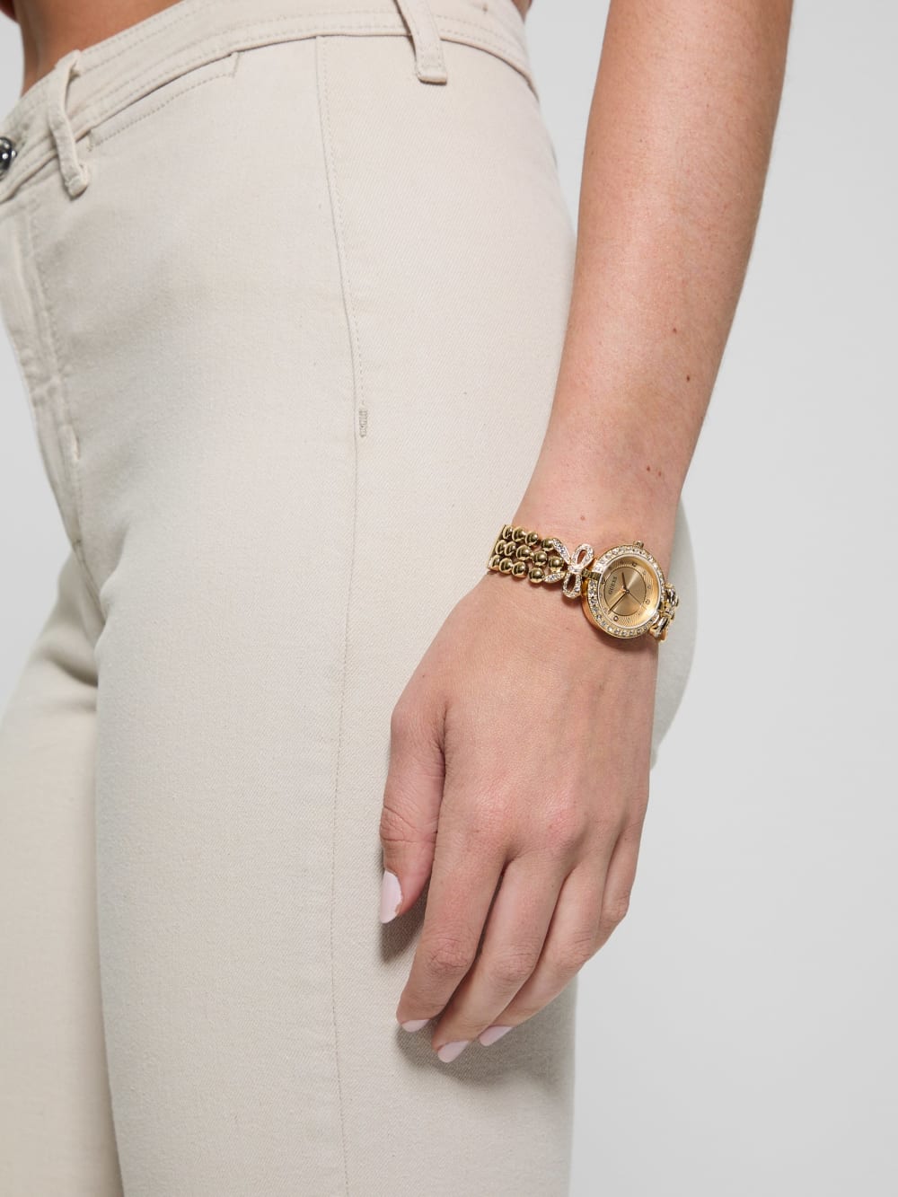 Gold-Tone Analog Watch - Guess