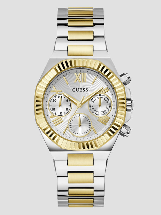 Multi-Tone Chronograph Watch - Guess