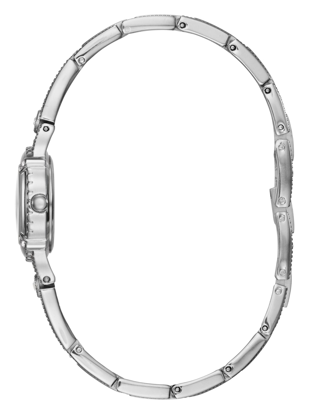 Silver-Tone Petite Crystal Watch - Guess