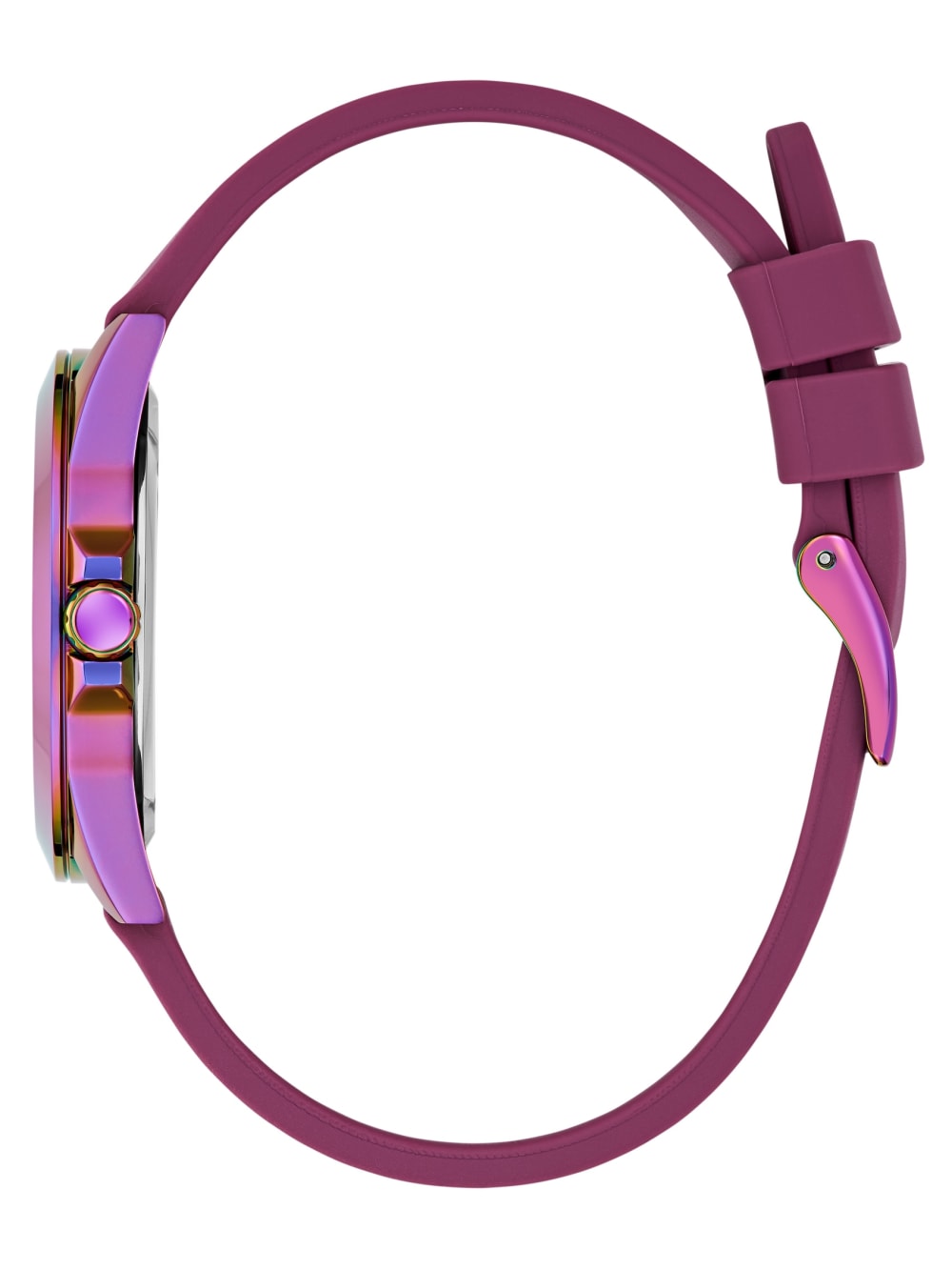 Iridescent and Burgundy Analog Watch - Guess