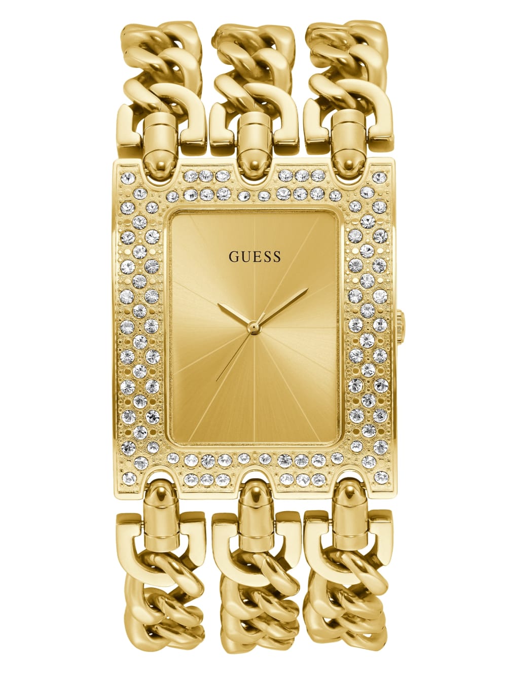 Gold-Tone Chainlink Analog Watch - Guess