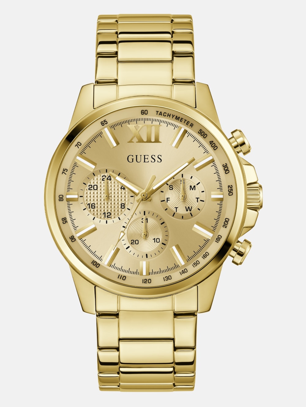 Gold-Tone Multifunction Watch - Guess