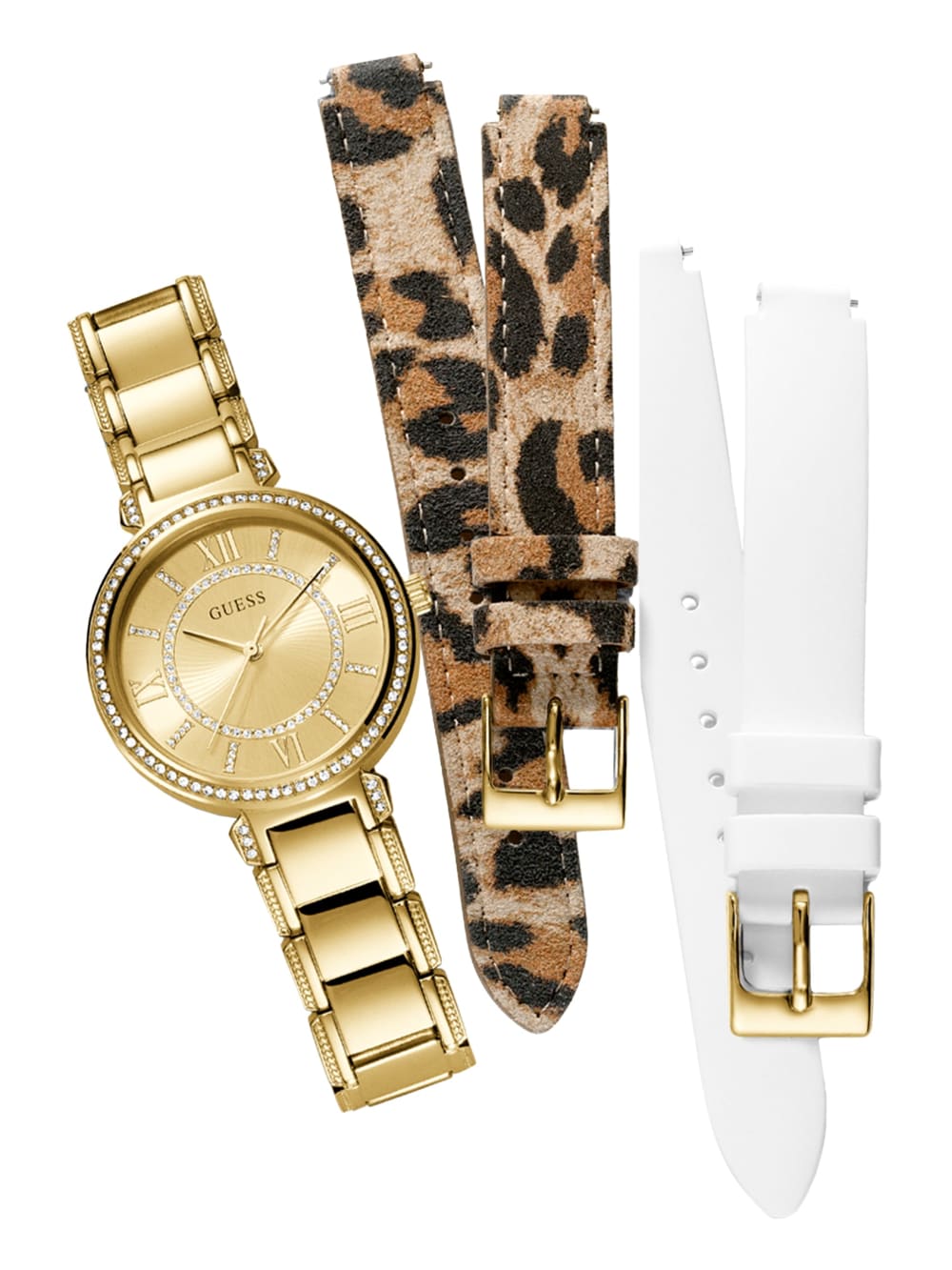 Gold-Tone Analog Watch Set - Guess