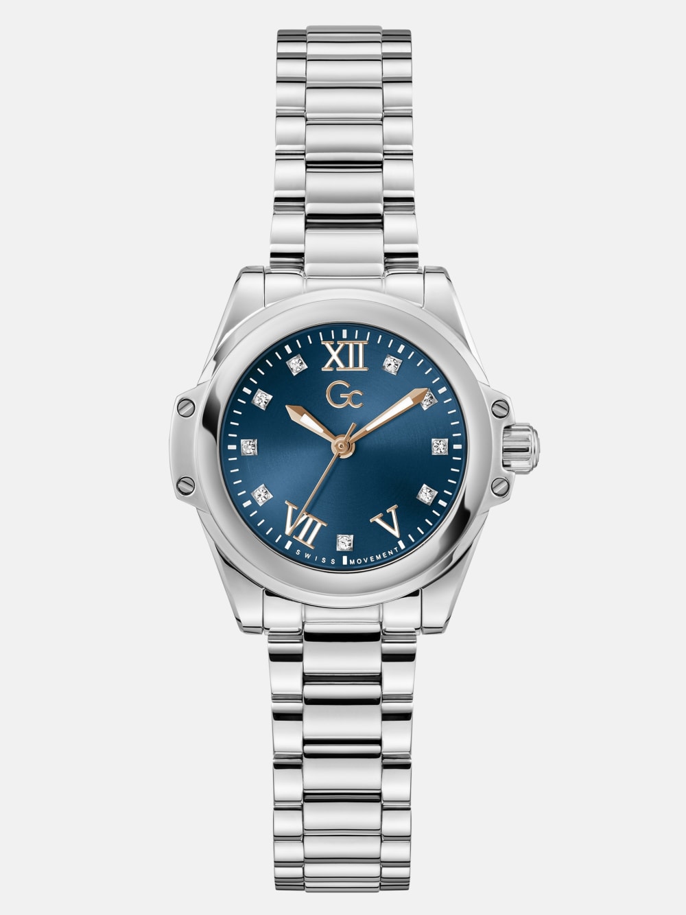 Gc Silver-Tone Analog Watch - Guess