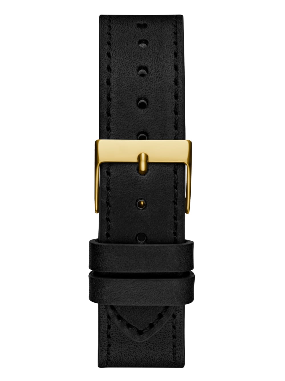 Insignia Black Leather Analog Watch - Guess