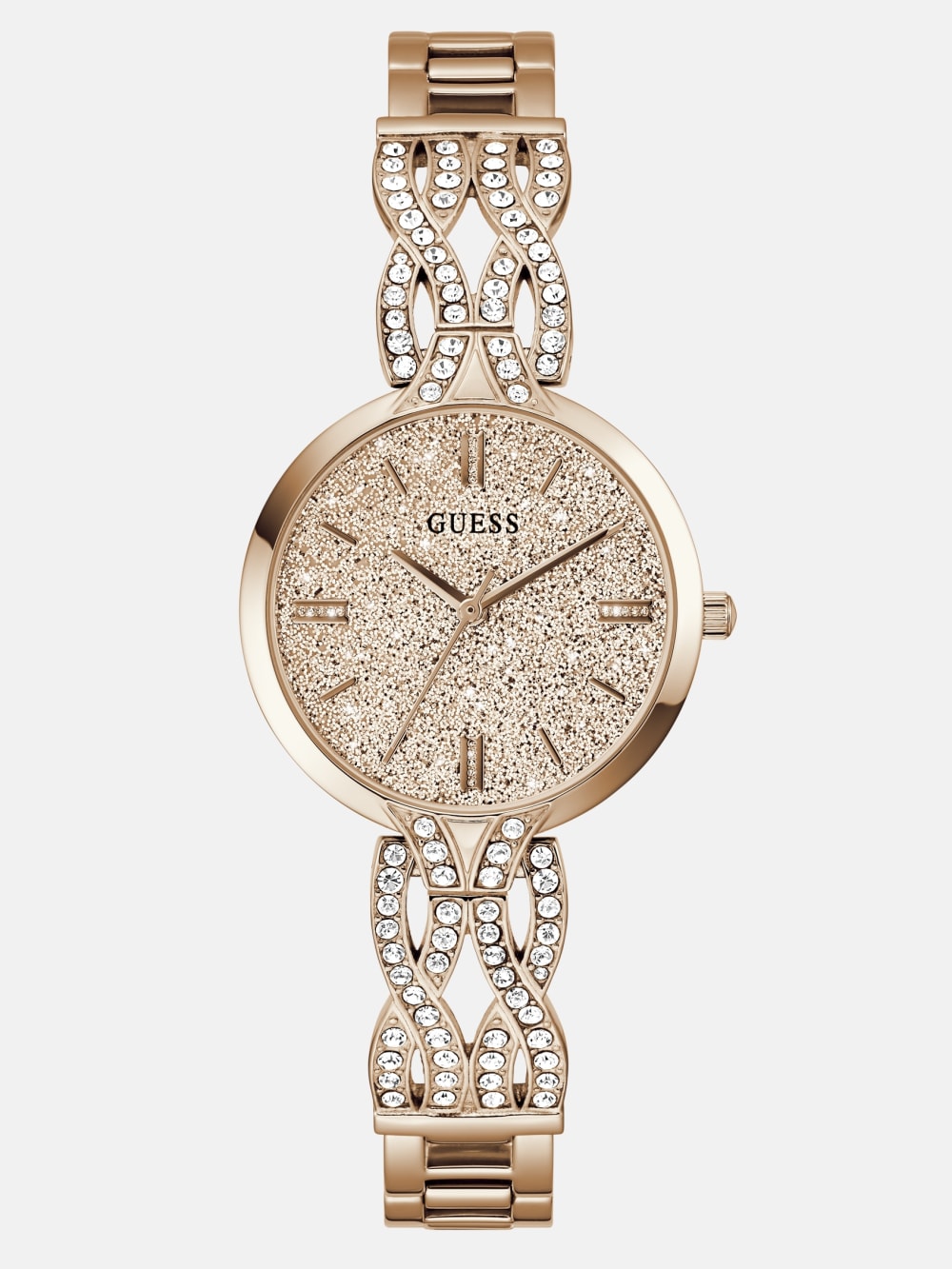 Rose Gold-Tone Shimmer Analog Watch - Guess