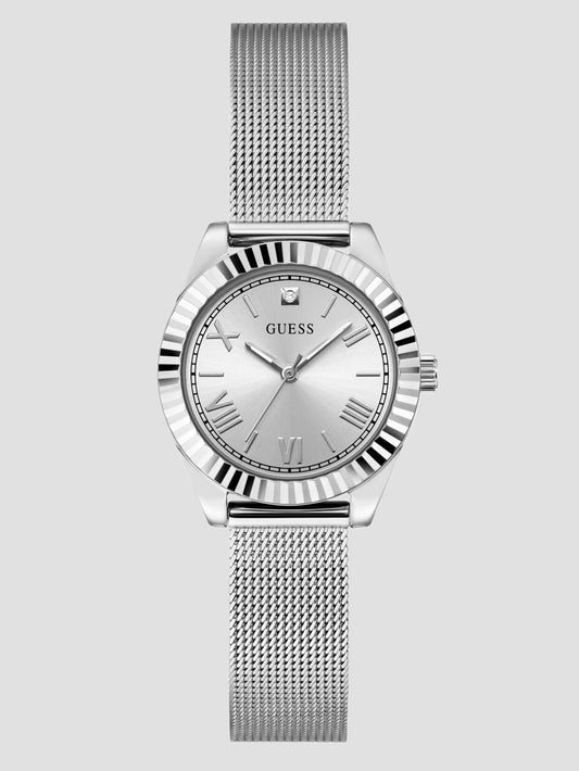 Silver-Tone Analog Watch - Guess
