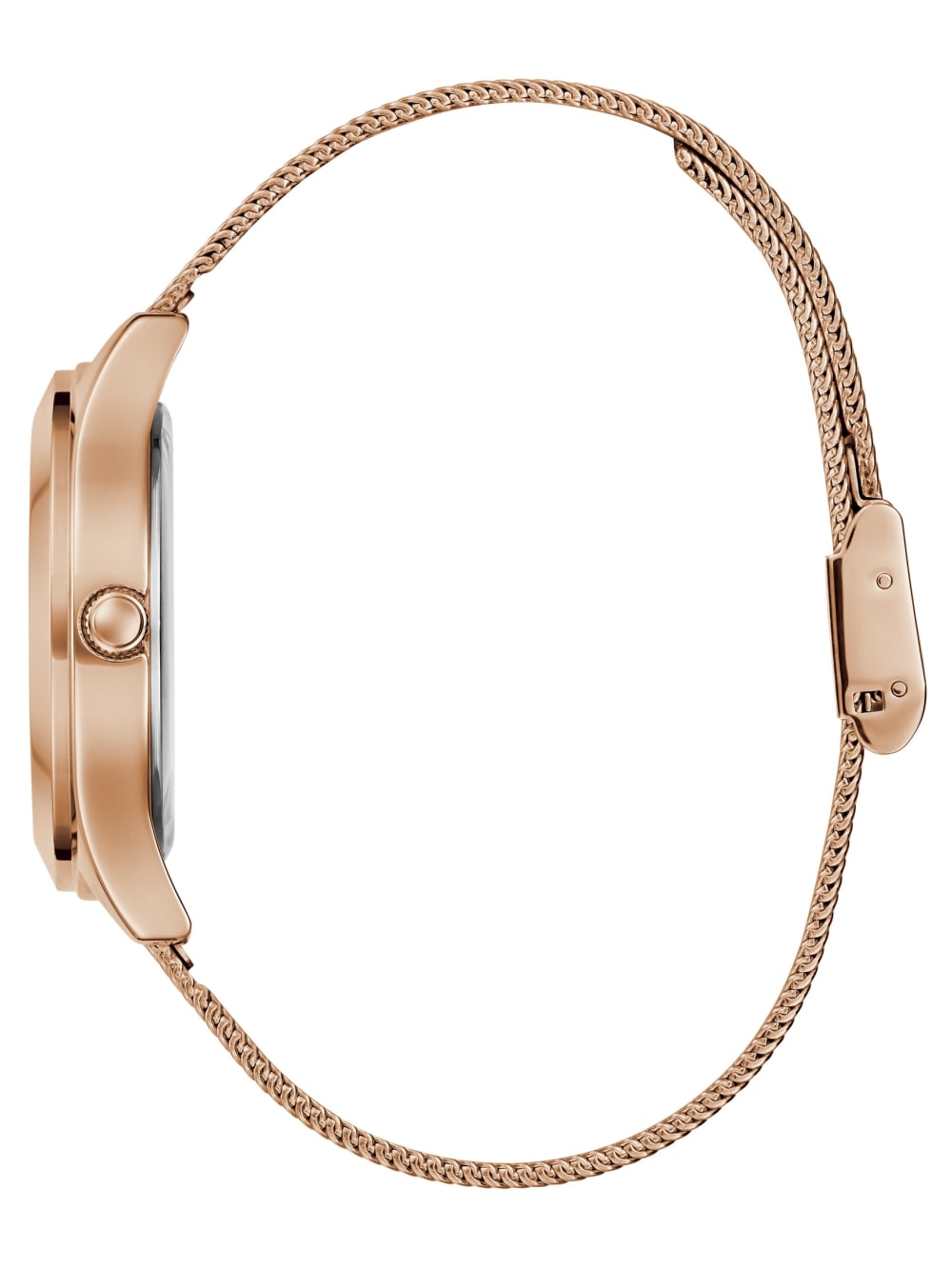 Rose Gold-Tone Analog Logo Watch - Guess