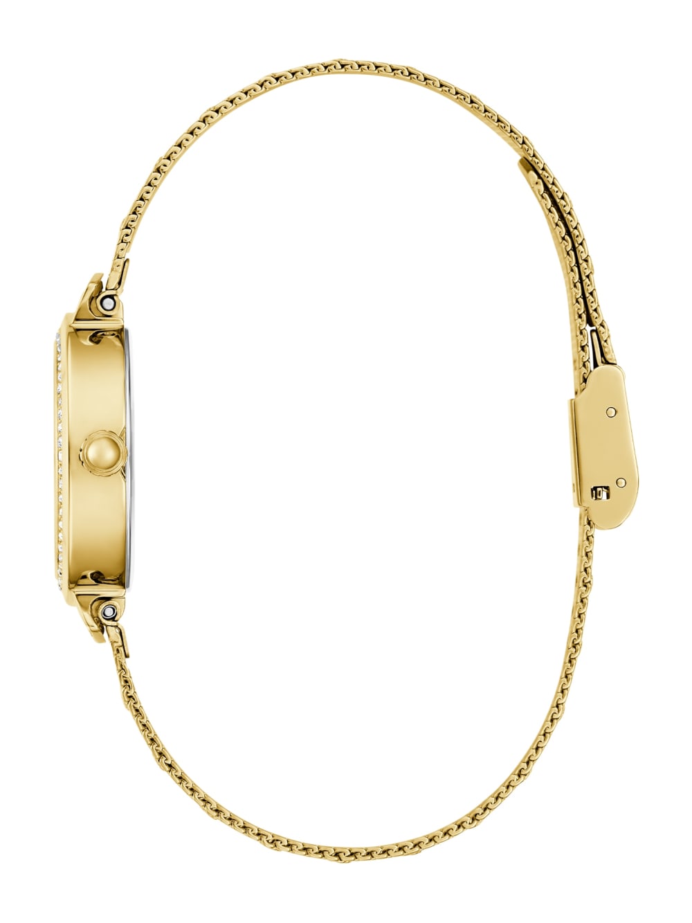 Gold-Tone Wavy Analog Watch - Guess