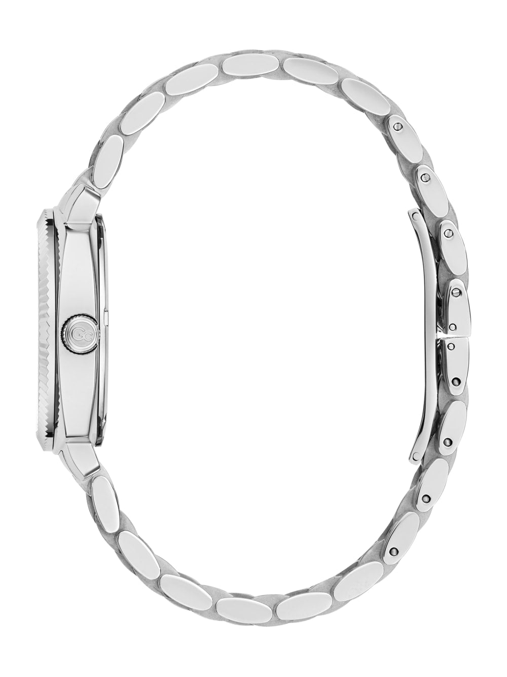 Gc Silver-Tone and Purple Multifunctional Watch - Guess