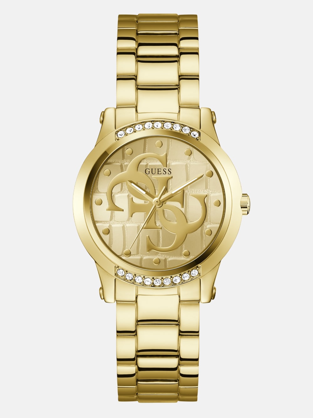 Gold-Tone Quattro G Analog Watch - Guess