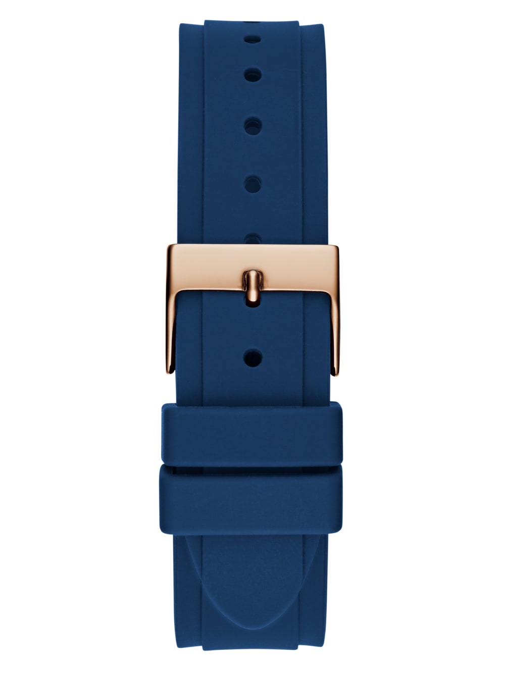 Rose Gold-Tone and Blue Multifunction Watch - Guess