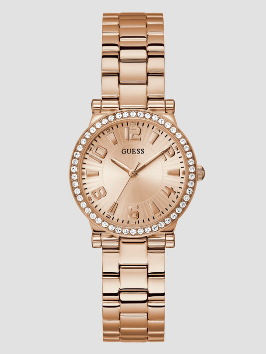 Rose Gold-Tone Analog Watch - Guess