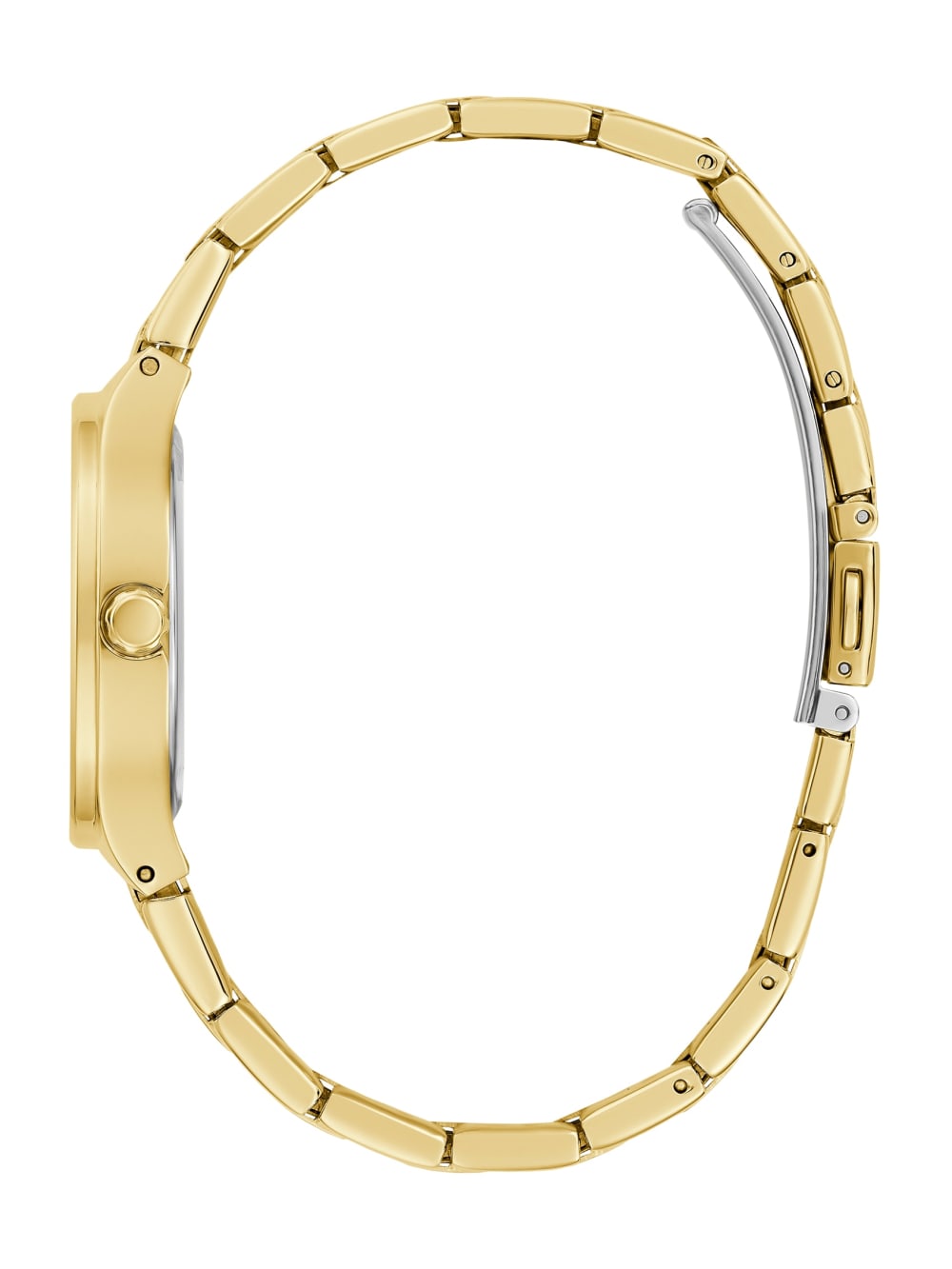 Gold-Tone Studded Analog Watch - Guess