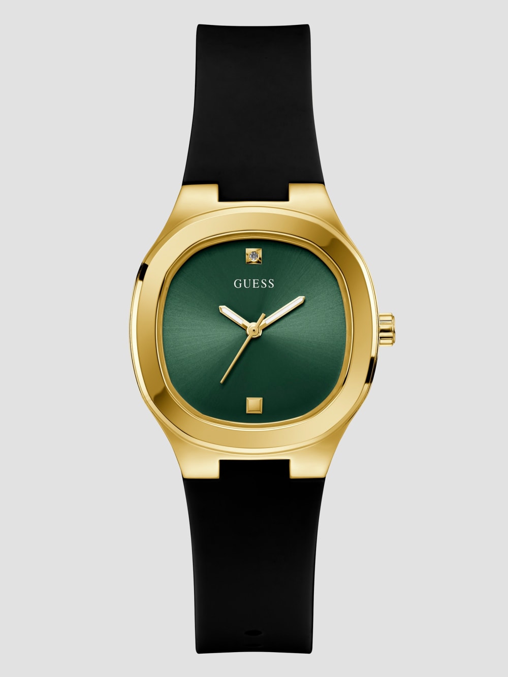 Two-Tone Silicon Analog Watch - Guess